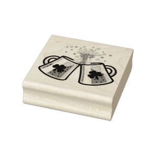 Mokken bier rubberstempel