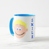 Mokken blauw met blauw oog (Voorkant links)