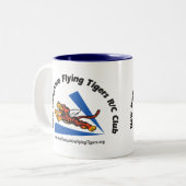 Mokken, bril en steins, met NH-logo Tweekleurige Koffiemok (Voorkant links)