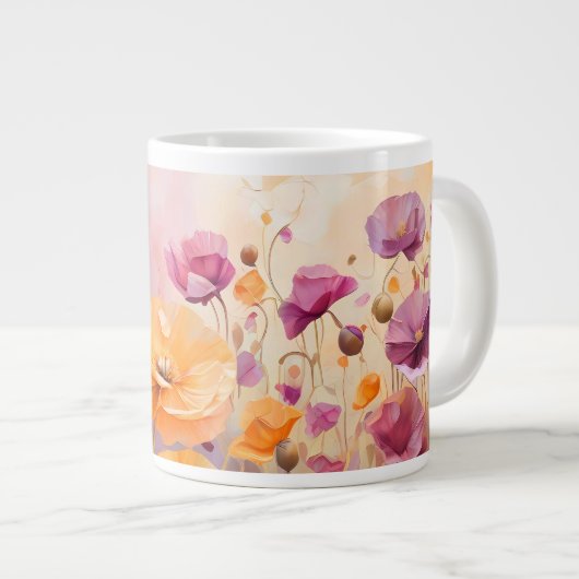 Mokken & Cups - Papavers groeien in een veld (Voorkant rechts)