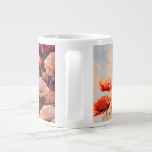 Mokken & Cups - Papavers groeien in een veld (Achterkant)