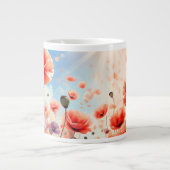 Mokken & Cups - Papavers groeien in een veld (Voorkant)