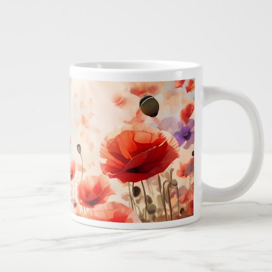 Mokken & Cups - Papavers groeien in een veld (Rechts)