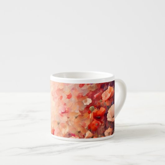 Mokken & Cups - Papavers groeien in een veld (Voorkant rechts)