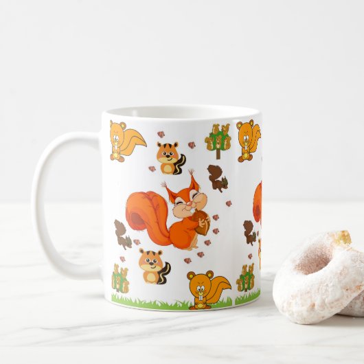 mokken eekhoorns (Met donut)