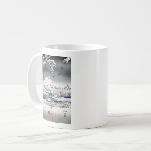 Mokken en bekers voor sneeuwlandschap (Voorkant links)