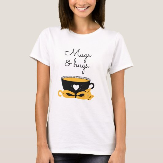 Mokken en hugs Cat Women's T-shirt (Voorkant)