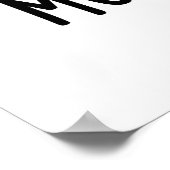 Mokken en Kisses Funny Mug Pun Poster (Hoek)