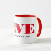 mokken "LOVE" Beer Valentijnsdag (Voorkant rechts)