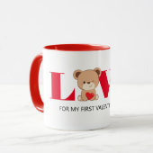 mokken "LOVE" Beer Valentijnsdag (Voorkant links)