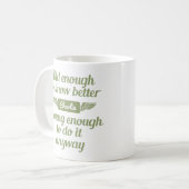 mokken met de aangepaste naam "Old & Young" (Voorkant links)