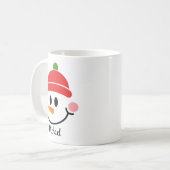 Mokken met een aangepast vakantiekwesje glimlachen (Voorkant links)