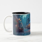 Mokken met gezellig afbeelding (Links)