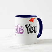 Mokken met "Ik paarse je" Kerst (Voorkant rechts)