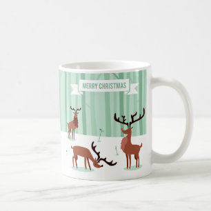 Mokken met kerst bij rendieren