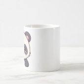 mokken met leuke cartoon stijl kawaii baby panda (Center)