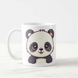 mokken met leuke cartoon stijl kawaii baby panda