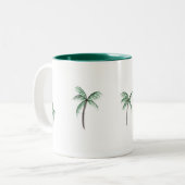 Mokken palmbomen en drinkware (Voorkant links)