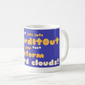 Mokken: rond layout gewikkeld koffiemok (Voorkant rechts)