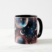 Mokken – Roze Goud Celestiale Maanfase Luxe Koffie (Voorkant rechts)
