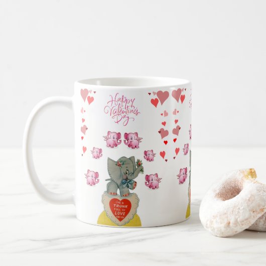 Mokken Valentijnsdag Mok (Met donut)