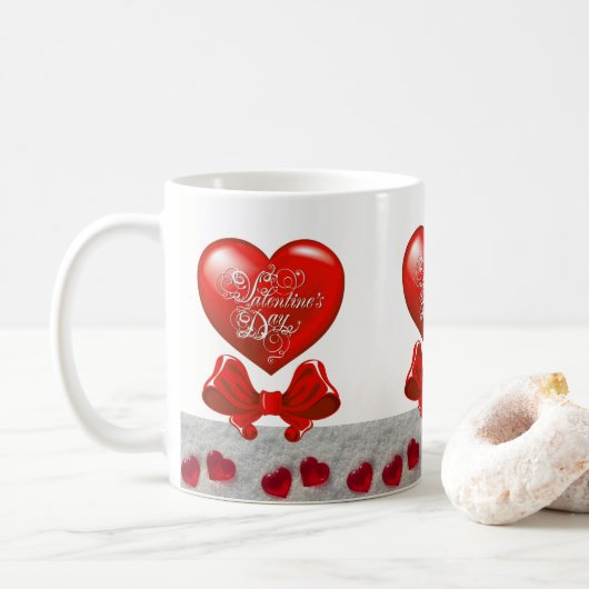 Mokken Valentijnsdag Mok (Met donut)