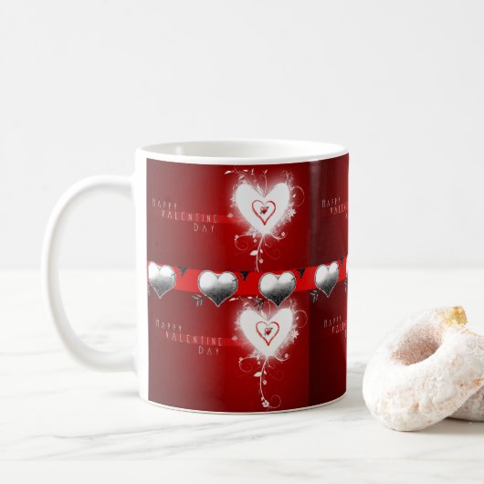 Mokken Valentijnsdag Mok (Met donut)
