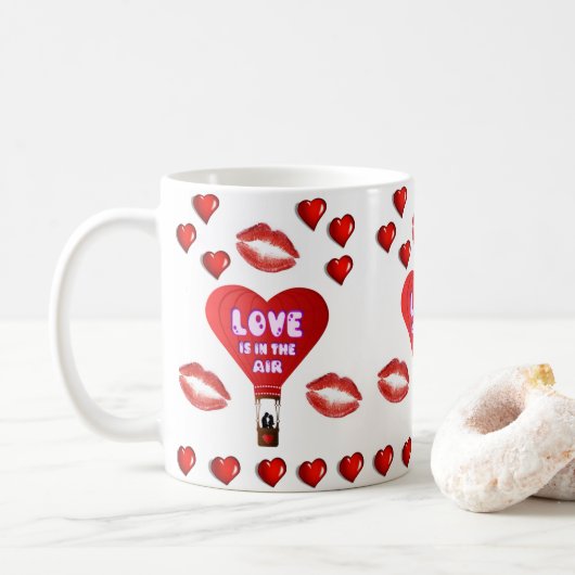 Mokken Valentijnsdag Mok (Met donut)