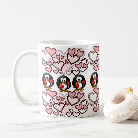 Mokken Valentijnsdag Mok (Met donut)