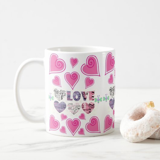 Mokken Valentijnsdag Mok (Met donut)