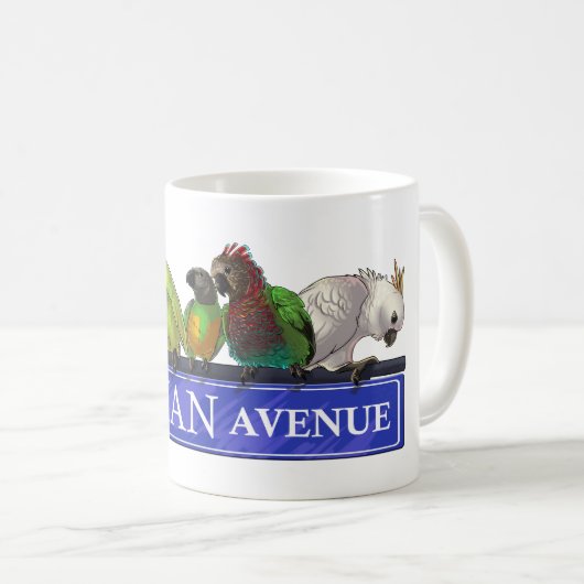 Mokken van alle soorten Aviaire Avenue (Voorkant rechts)