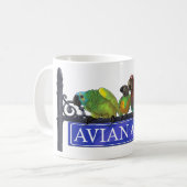 Mokken van alle soorten Aviaire Avenue (Voorkant links)