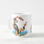 Mokken van Black Doberman Pinscher Kinda Crabby (Voorkant links)