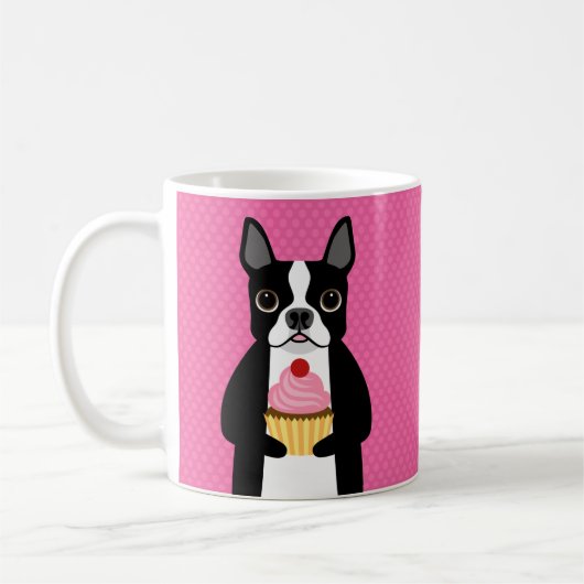 Mokken van Boston Terrier (Links)