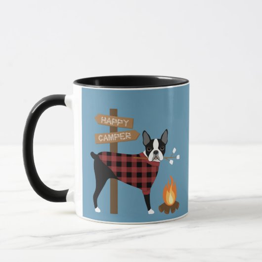 Mokken van Boston Terrier (Links)