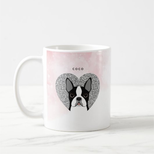 Mokken van Boston Terrier (Links)