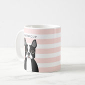 Mokken van Boston Terrier (Voorkant links)