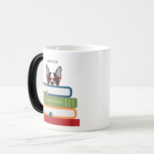 Mokken van Boston Terrier (Voorkant links)