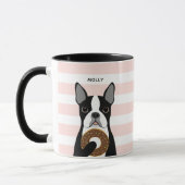 Mokken van Boston Terrier (Links)