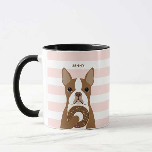 Mokken van Boston Terrier (Links)