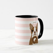 Mokken van Boston Terrier (Voorkant rechts)