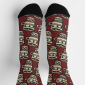 Mokken van Cacao met Marshmallow Pattern Sokken (Top)