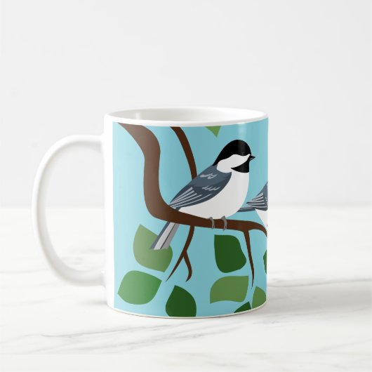 Mokken van Chickadee Bird (Links)
