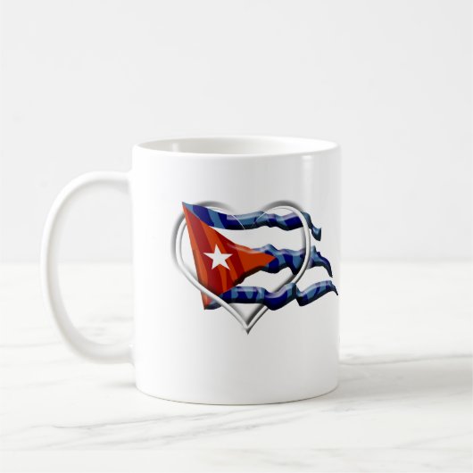 Mokken van Cubaanse vlag (Links)