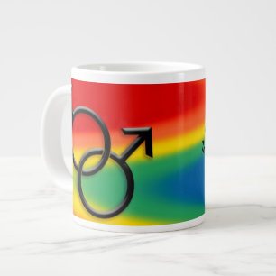 Mokken van de Gay Pride Coffee Cup Rainbow Love Cu