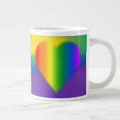 Mokken van de Gay Pride Coffee Cup Rainbow Love Cu (Rechts)