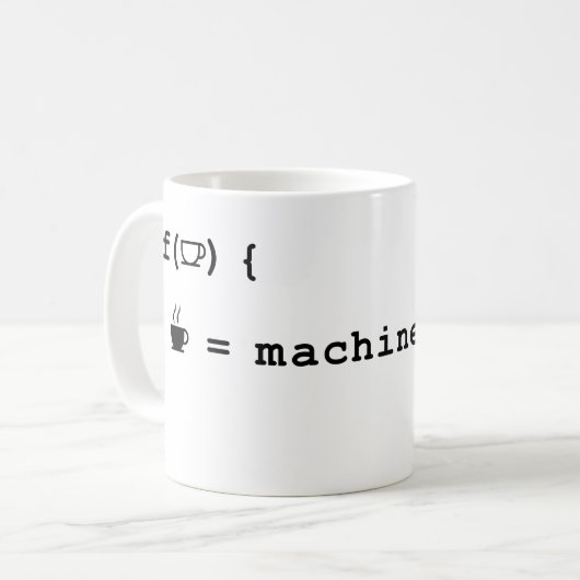 Mokken van de programmeur - als de Mok van de koff (Voorkant links)