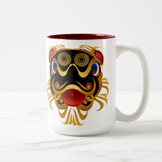 Mokken van de zwarte goudChinese draak (Rechts)