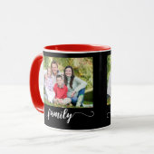 Mokken van familiefamotjabloon foto's (Voorkant links)