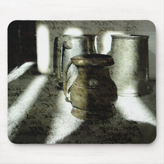 Mokken van koper en turf muismat (Voorkant)